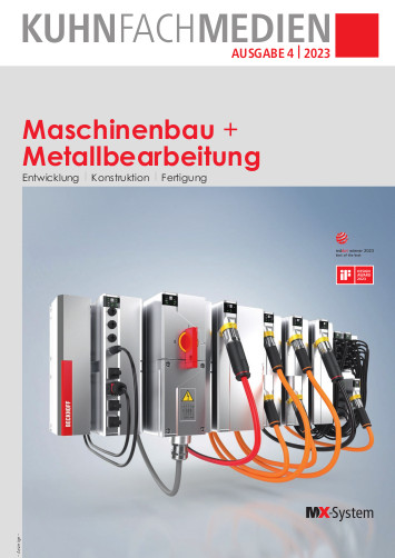 Titelseite Maschinenbau + Metallbearbeitung 2023